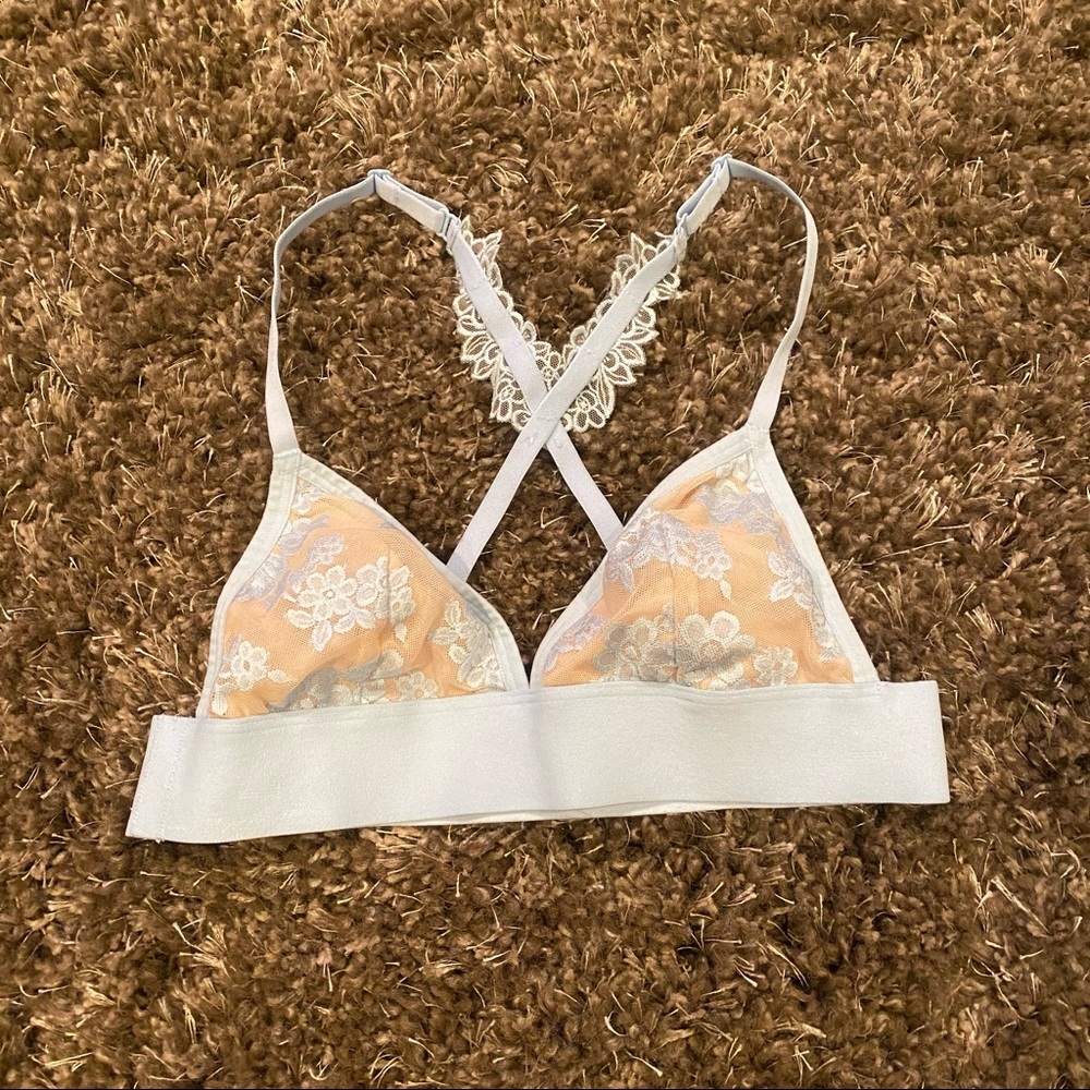 Vs PINK lace triangle bralette